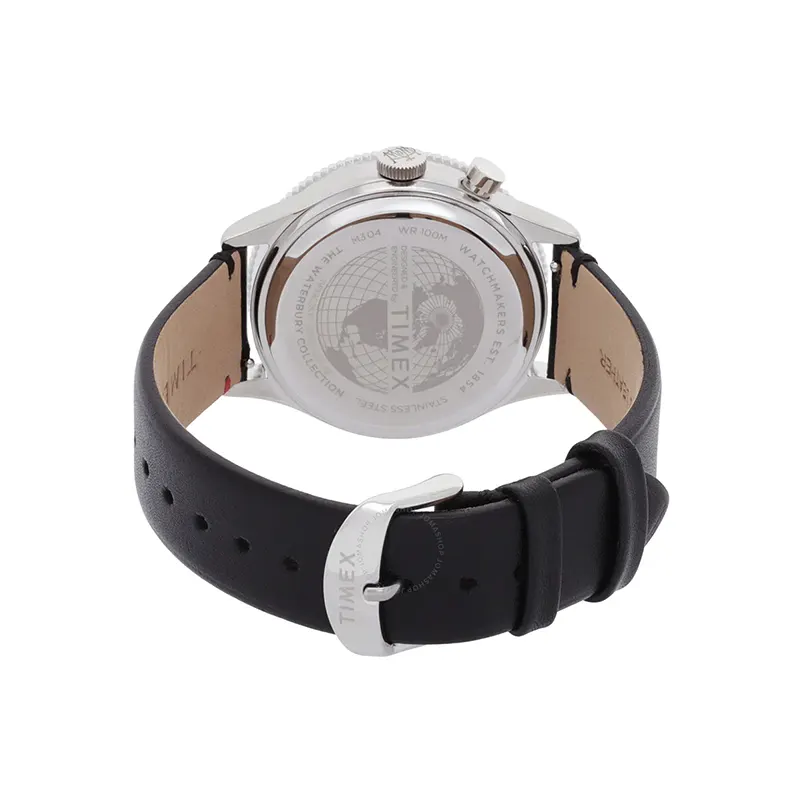 Timex Waterbury Traditional GMT Pepsi Men's Watch- TW2W22800VQ